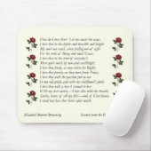 Barrett Browning - Sonnets aus Portugal 43 Mousepad (Mit Mouse)