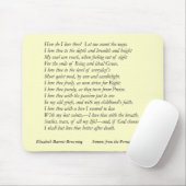 Barrett Browning - Sonnets aus Portugal #43 Mousepad (Mit Mouse)