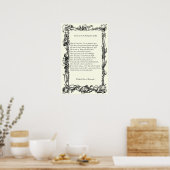 Barrett Browning - Sonnets aus Portugal 43 Poster (Küche)
