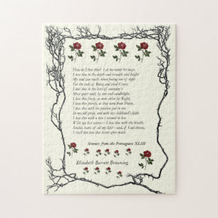 Barrett Browning - Sonnets aus Portugal 43 Puzzle