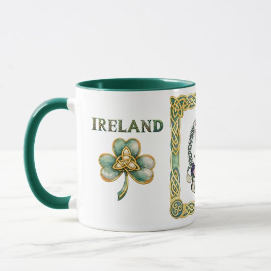 Barrett Claddagh Irish Shield Mug Tasse (Links)