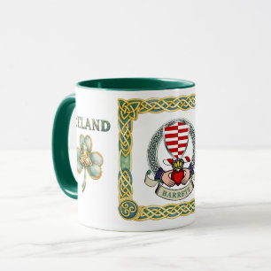 Barrett Claddagh Irish Shield Tasse