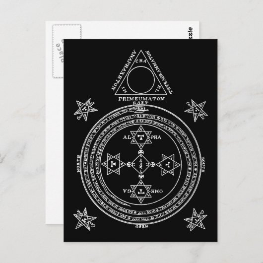 Barrett-Diagramm Postkarte (Vorne/Hinten)