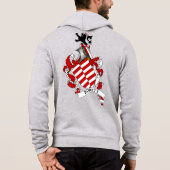 Barrett Irish Coat of Arms Personalisiert Hoodie (Rückseite)
