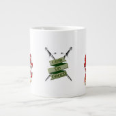 Barrett Irish Coat of Arms Personalisiert Jumbo-Tasse (Vorderseite)