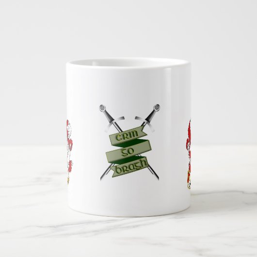 Barrett Irish Coat of Arms Personalisiert Jumbo-Tasse (Vorderseite)