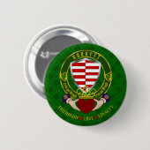 Barrett Irish Shield & Claddagh Button (Vorne & Hinten)