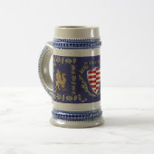 Barrett Irish Shield Griffin Stein Bierglas (Vorderseite Links)