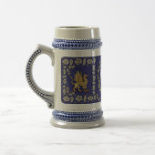 Barrett Irish Shield Griffin Stein Bierglas (Links)