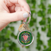 Barrett Irish Shield Personalisiert Key Rings Schlüsselanhänger (Hand)