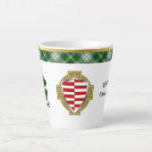 Barrett Irish Shield & Tartan Personalisiert Milchtasse (Vorderseite)