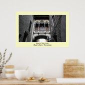 Barri Gotic Barcelona Poster (Küche)