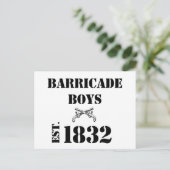 Barricade Boys Odds und Ends Postkarte (Stehend Vorderseite)