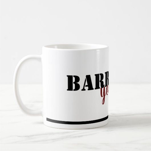 Barricade Your Heart Tasse (Links)