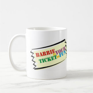Barrie ist Ihre Karte zum Spaß Kaffeetasse