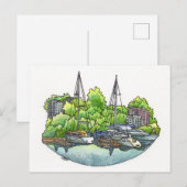 Barrie Marina Postkarte (Vorne/Hinten)