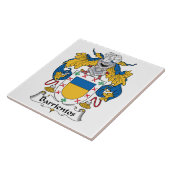 Barrientos Familienwappen Fliese (Seite)