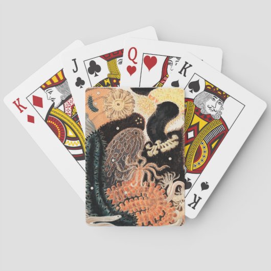 Barrier Reef Anemones Spielkarten (Rückseite)