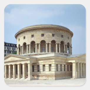 Barriere de La Villette, 1784-87 Quadratischer Aufkleber