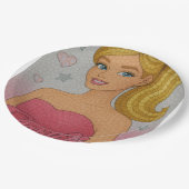 Barriere Pappteller (Schrägansicht)