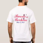 Barries Bienenstock-T - Shirt (Rückseite)
