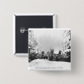 Barrikade in der Rue de Flandre Button (Vorne & Hinten)