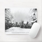 Barrikade in der Rue de Flandre Mousepad (Mit Mouse)