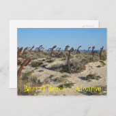 Barril Beach in Tavira, Algarve. Portugal Postkarte (Vorne/Hinten)