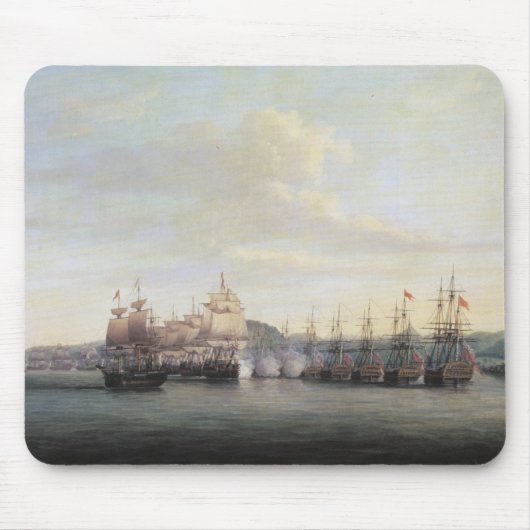 Barrington Aktion bei Sankt Lucia, 1778 Mousepad (Vorne)