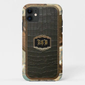 Barrington-Monogramm Case-Mate iPhone Hülle (Rückseite)