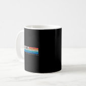 Barrington Nh New Hampshire Retro Design  Kaffeetasse (Vorderseite Links)