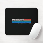 Barrington Nh New Hampshire Retro Design Mousepad (Mit Mouse)