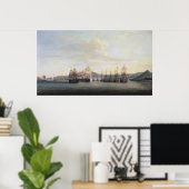 Barringtons Aktion in Santa Lucia, 1778 Poster (Heimbüro)