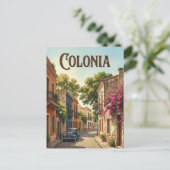 Barrio Histórico Postkarte (Stehend Vorderseite)