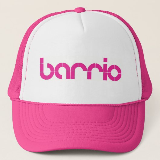 BARRIO-KAPPE (ROSA) TRUCKERKAPPE (Vorderseite)