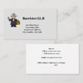Barrister oder Solicitor Business Card Visitenkarte (Vorne/Hinten)
