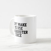 Barrister Personalisiert Kaffeetasse (Vorderseite Links)
