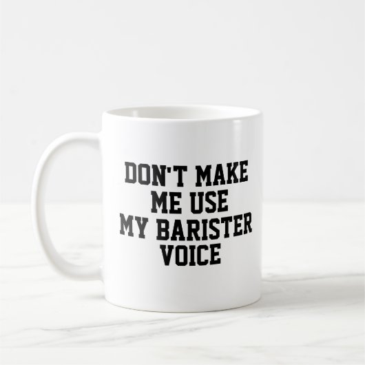 Barrister Personalisiert Kaffeetasse (Links)