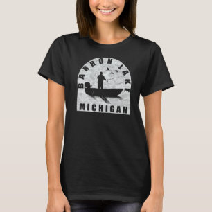 Barron Lake Fishing Michigan T-Shirt