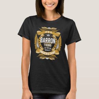 BARRON Name, Wappen BARRON T-Shirt
