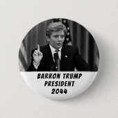 Barron Trump für Präsident Button (Vorderseite)