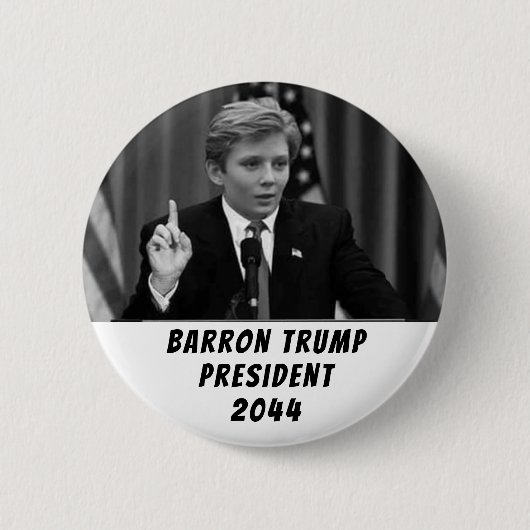 Barron Trump für Präsident Button (Vorderseite)