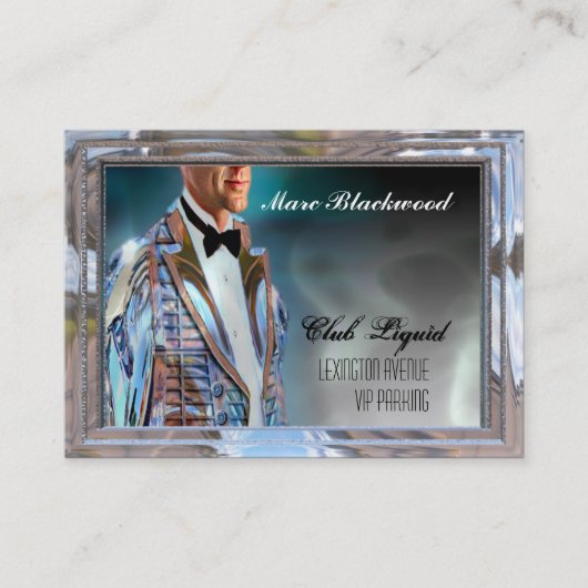 Barrone II Geschäfts-Karten-elegantes berufliches Visitenkarte (Vorderseite)