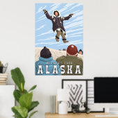 Barrow, Alaska Blanket Toss Poster (Heimbüro)