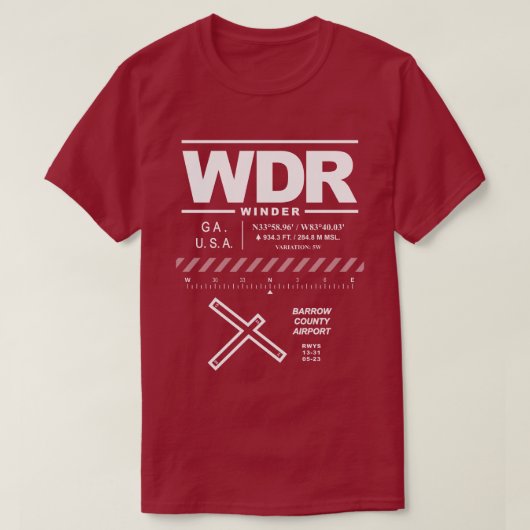 Barrow Landkreis Airport WDR T - Shirt (Design vorne)