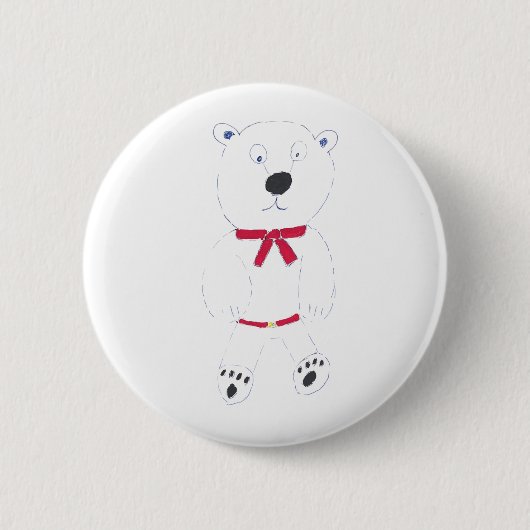 Barry Bear Abzeichen Button (Vorderseite)