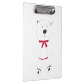 Barry Bear Clipboard Klemmbrett (Rechts)