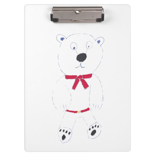 Barry Bear Clipboard Klemmbrett (Vorderseite)