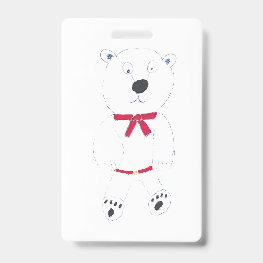 Barry Bear Identity Abzeichen Ausweis (Vorderseite)