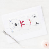 Barry Bear rechteckige Stickers (Umschlag)